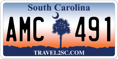 SC license plate AMC491