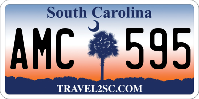 SC license plate AMC595