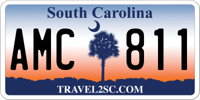 SC license plate AMC811
