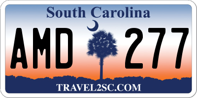 SC license plate AMD277