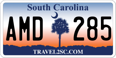 SC license plate AMD285