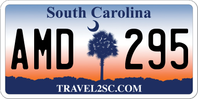 SC license plate AMD295