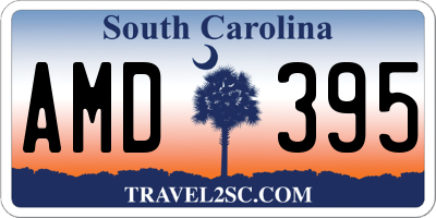SC license plate AMD395