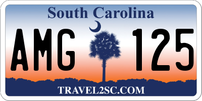 SC license plate AMG125