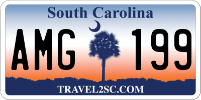 SC license plate AMG199