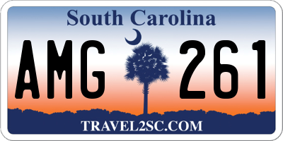 SC license plate AMG261