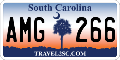 SC license plate AMG266