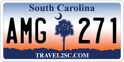 SC license plate AMG271