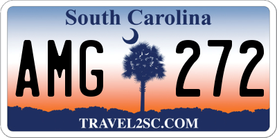 SC license plate AMG272