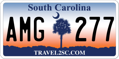 SC license plate AMG277