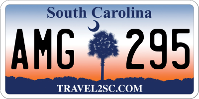 SC license plate AMG295