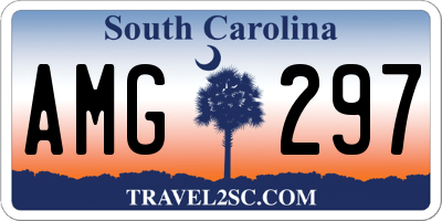 SC license plate AMG297