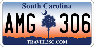 SC license plate AMG306