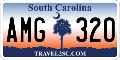 SC license plate AMG320