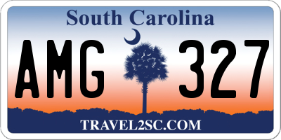 SC license plate AMG327