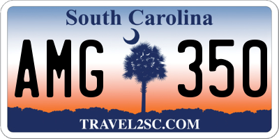 SC license plate AMG350