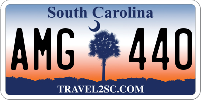 SC license plate AMG440