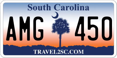 SC license plate AMG450