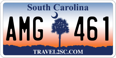 SC license plate AMG461