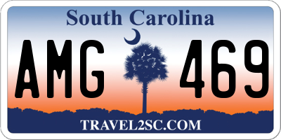 SC license plate AMG469