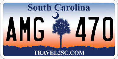 SC license plate AMG470
