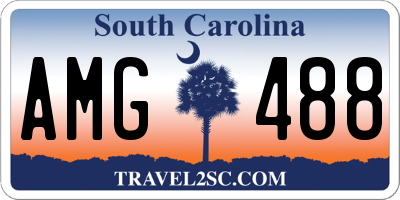 SC license plate AMG488
