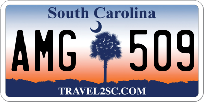 SC license plate AMG509