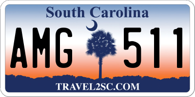SC license plate AMG511