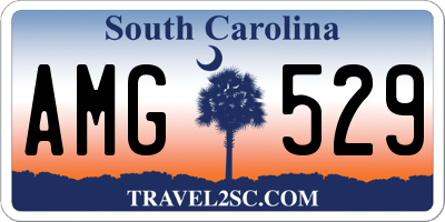 SC license plate AMG529