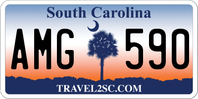 SC license plate AMG590
