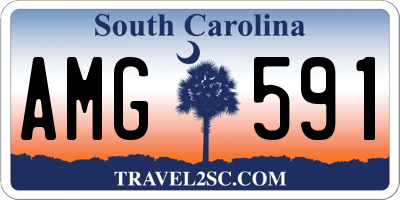 SC license plate AMG591