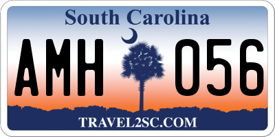 SC license plate AMH056