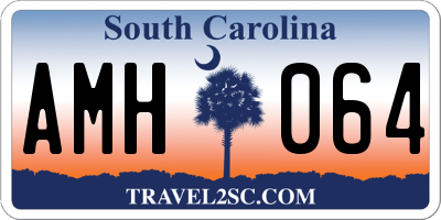 SC license plate AMH064