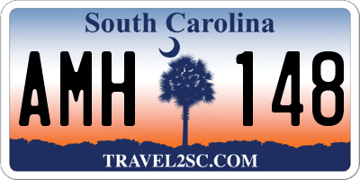 SC license plate AMH148