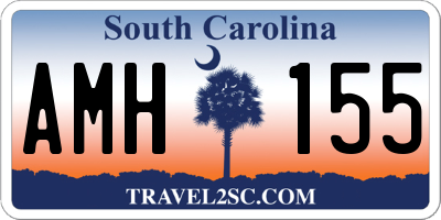 SC license plate AMH155