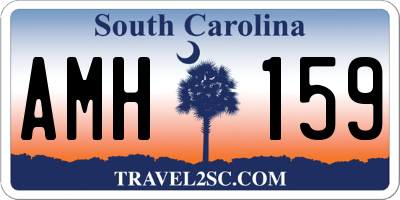 SC license plate AMH159
