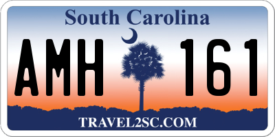 SC license plate AMH161