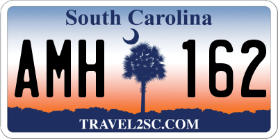 SC license plate AMH162