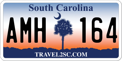 SC license plate AMH164