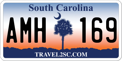 SC license plate AMH169