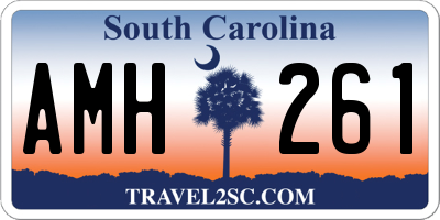 SC license plate AMH261