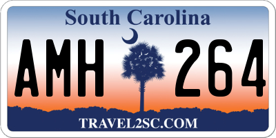 SC license plate AMH264