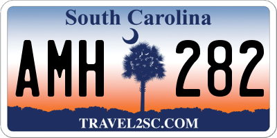 SC license plate AMH282