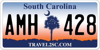SC license plate AMH428