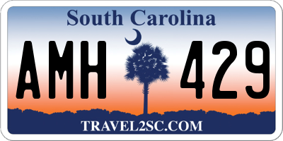 SC license plate AMH429