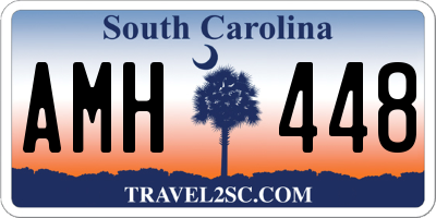 SC license plate AMH448