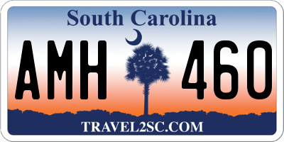 SC license plate AMH460
