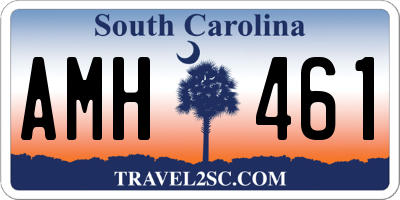 SC license plate AMH461