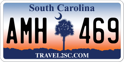 SC license plate AMH469