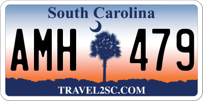 SC license plate AMH479